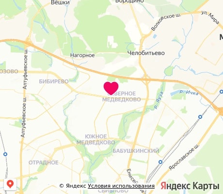 На карте