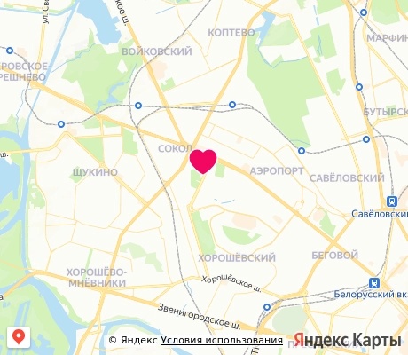 На карте