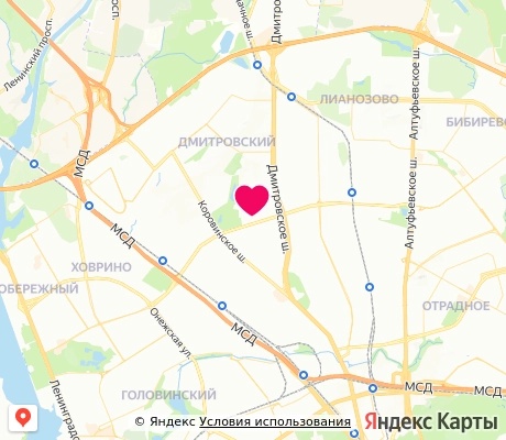 На карте