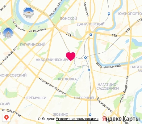На карте