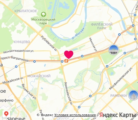 На карте