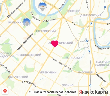 На карте