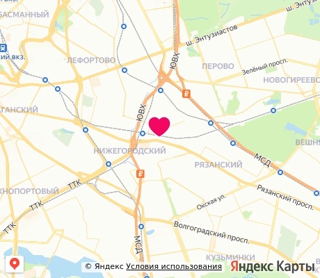 На карте