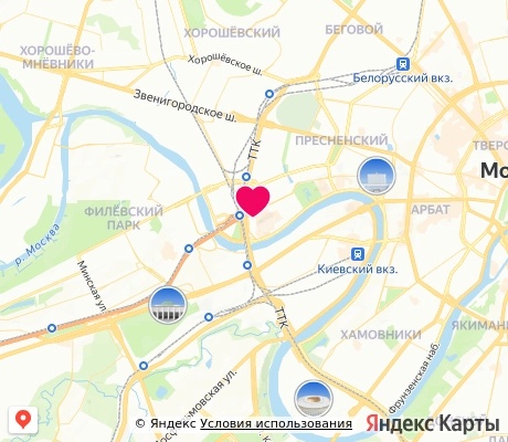 На карте