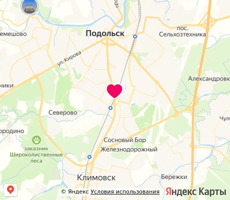 На карте