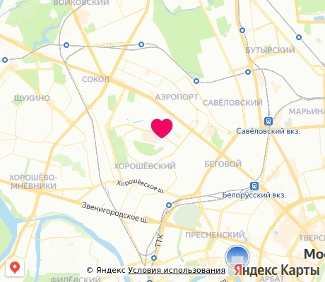 На карте
