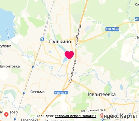 На карте