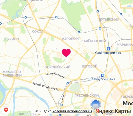 На карте