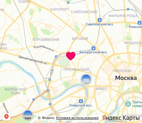 На карте