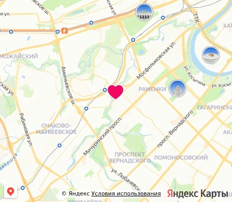 На карте
