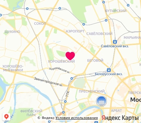 На карте
