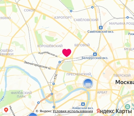 На карте