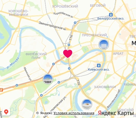 На карте