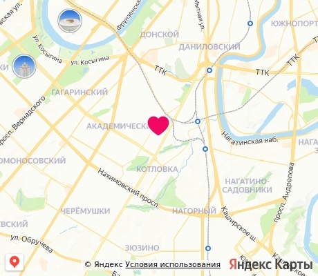 На карте