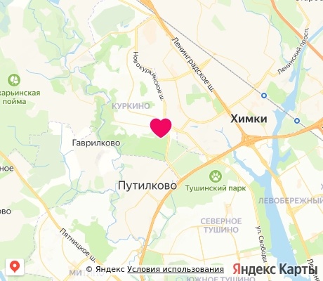 На карте