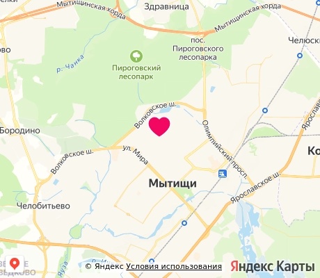 На карте