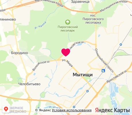 На карте