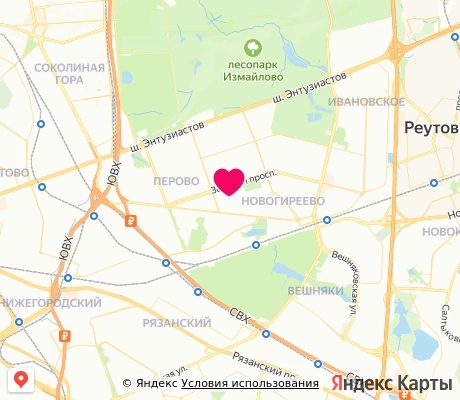 На карте