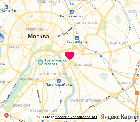 На карте