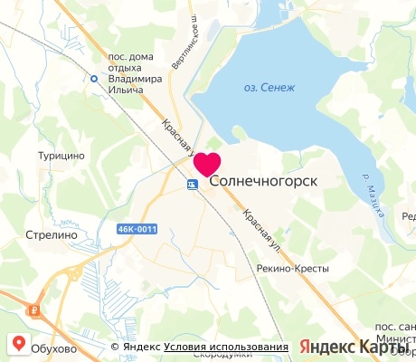 На карте
