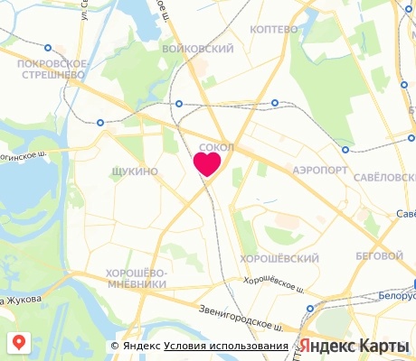 На карте