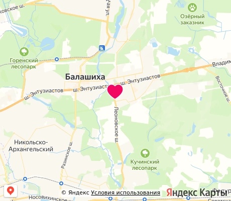 На карте