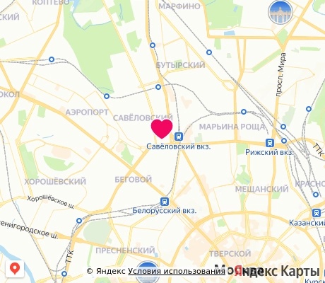 На карте