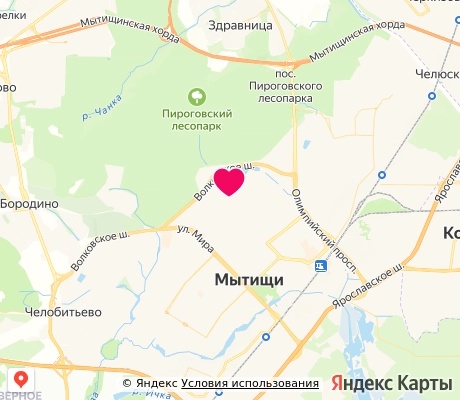На карте