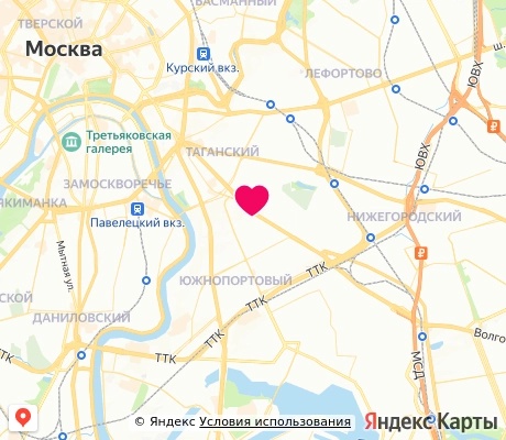 На карте