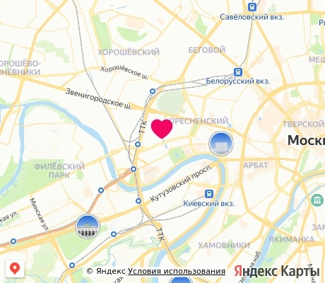 На карте