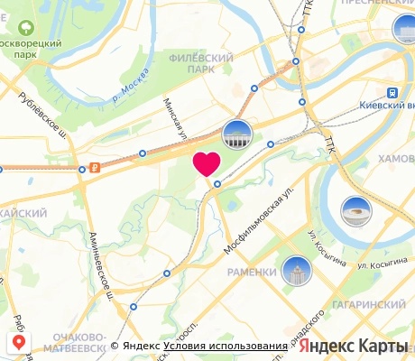 На карте