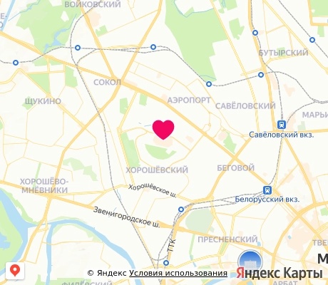 На карте