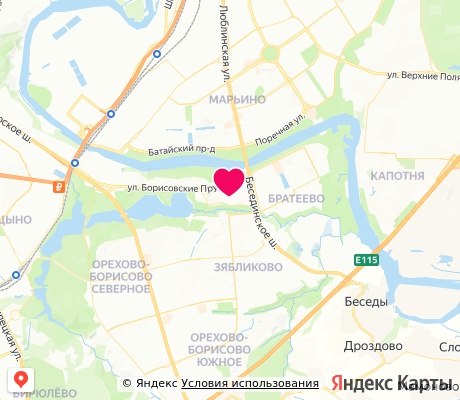 На карте