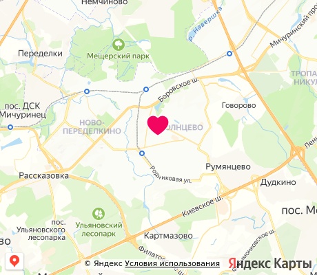 На карте