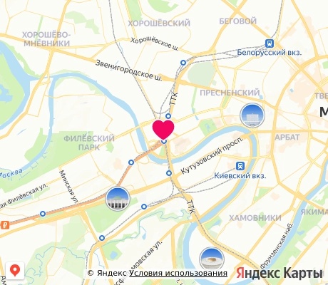 На карте