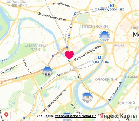 На карте