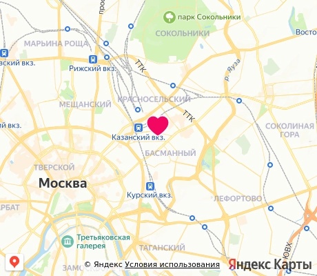 На карте