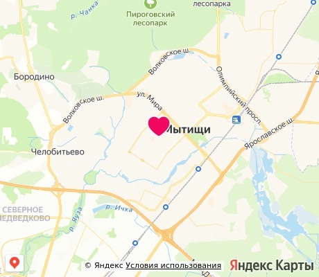На карте