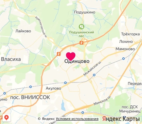 На карте
