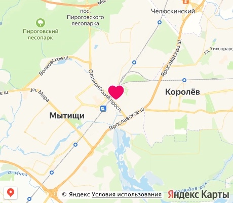 На карте