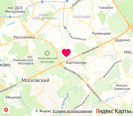 На карте