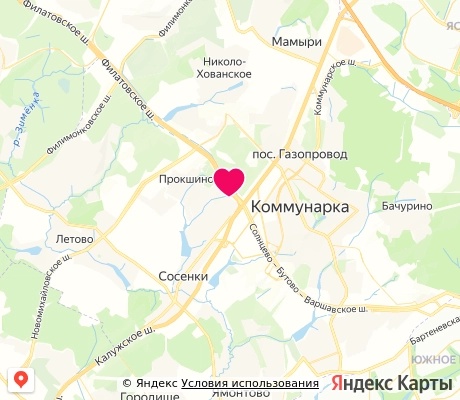 На карте