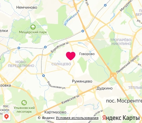 На карте