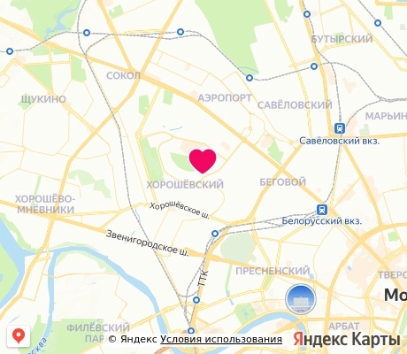 На карте