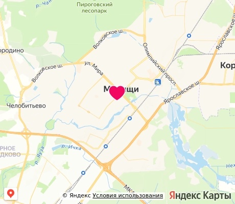 На карте