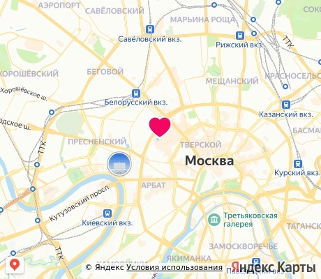 На карте