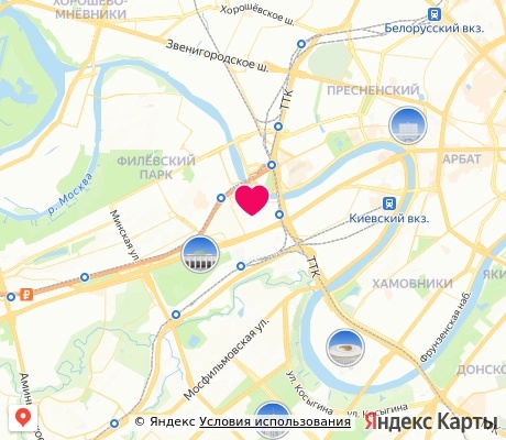 На карте