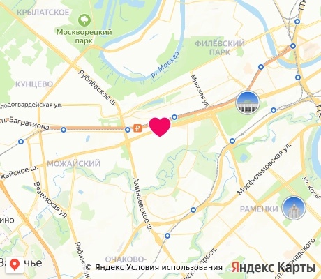 На карте