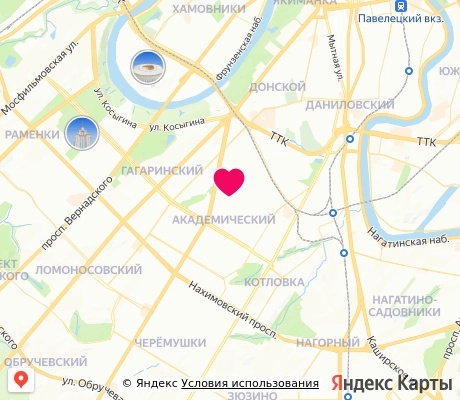 На карте