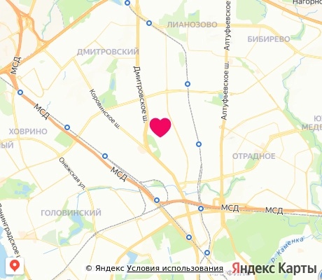На карте